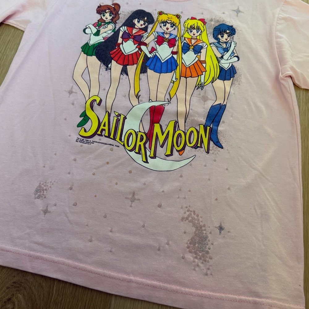 Vintage 90s Dead Stock 1995 Sailor Moon Anime Single Stitch Tshirt - Picture 4 of 10